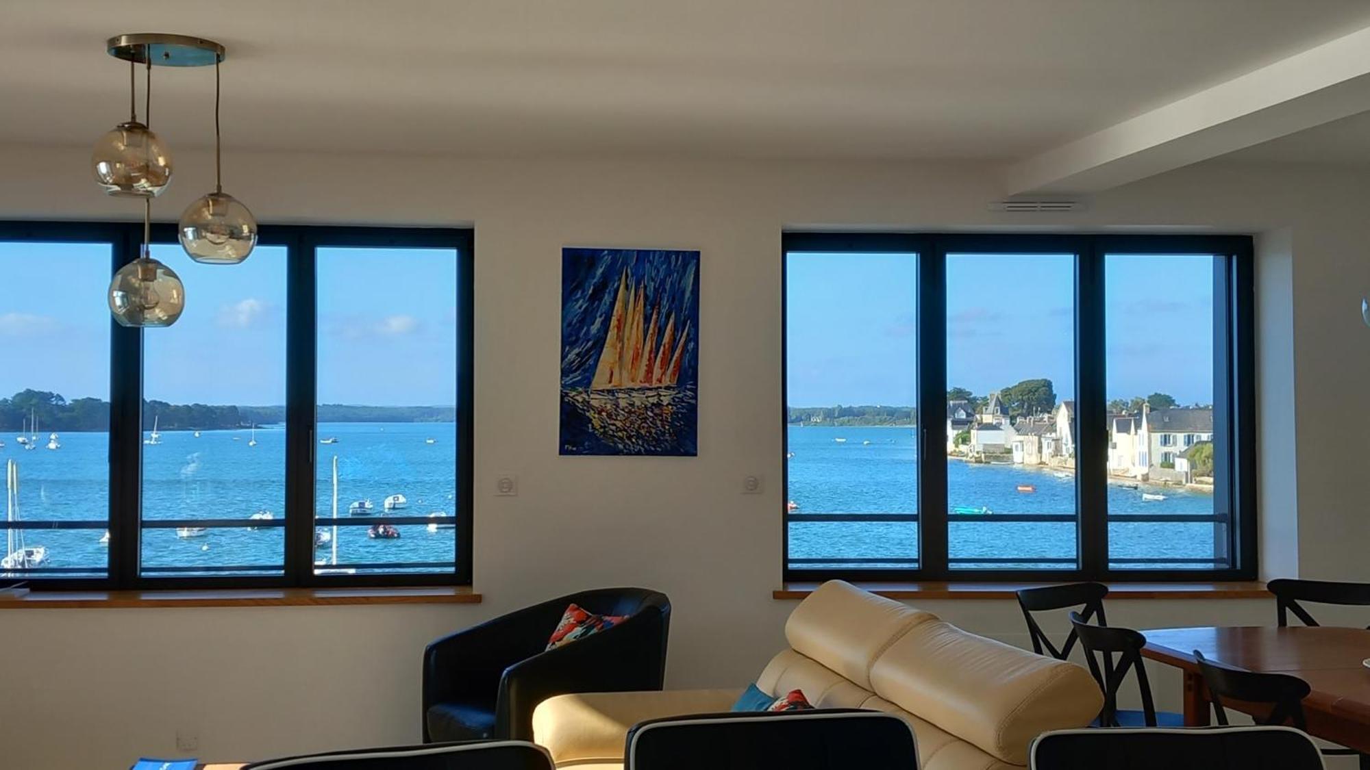 Appartement Vue Sur La Mer A L'Ile Tudy ! Eksteriør bilde